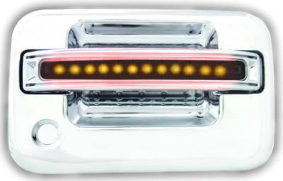 Ford F150 IPCW LED Door Handle - Front - Chrome - Both Sides with Key Hole - 1 Pair - FLA04SF