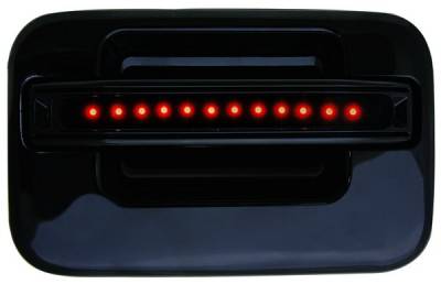 Ford F150 IPCW LED Door Handle - Rear - Black without Key Hole - 1 Pair - FLR04BR