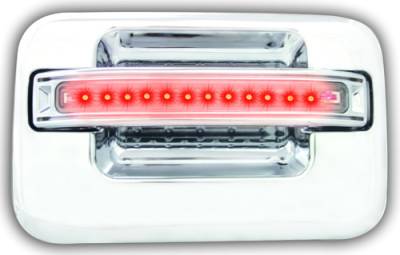 Ford F250 IPCW LED Door Handle - Rear - Chrome without Key Hole - 1 Pair - FLR04CR