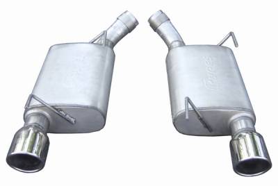 Ford Mustang Pypes 409 Stainless Steel Violator Axle-Back with Polished 304 Tips - 20013