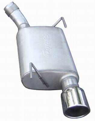 Ford Mustang Pypes 409 Stainless Steel Street-Pro Axle-Back with Polished 304 Tip - 20014