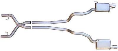 Ford Mustang Pypes 409 Stainless Steel Dual Pipe Conversion Kit - 20018
