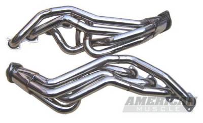 Ford Mustang Pypes Polished 304 Stainless Steel Long Tube Headers - 20033