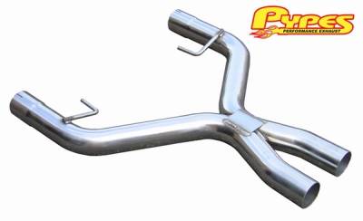 Ford Mustang Pypes 409 Stainless Steel Cut & Clamp X-Pipe - 20066