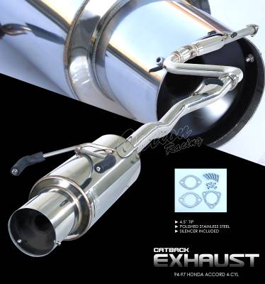 Honda Accord Option Racing Cat-Back Exhaust - 41-20107