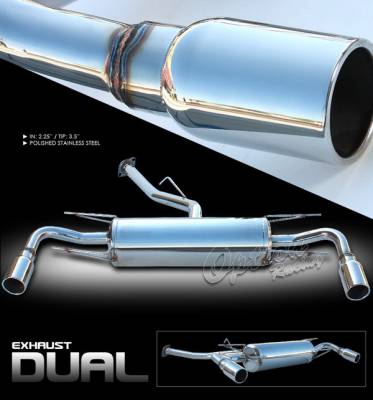 Mazda RX-8 Option Racing Cat-Back Exhaust System - 41-31169