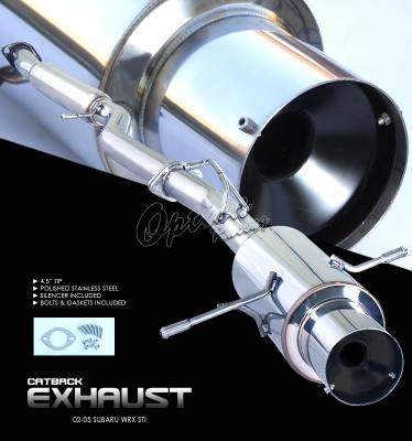 Subaru Impreza Option Racing Cat-Back Exhaust - 41-42130