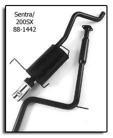 MONZA Performance Catback Exhaust System - 88-1442