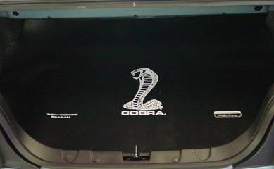 Ford Mustang Fender Gripper Trunk Mat with Cobra