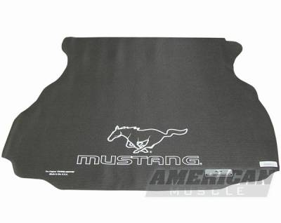 Fender Gripper - Ford Mustang Fender Gripper Trunk Mat with Running Pony - Image 2