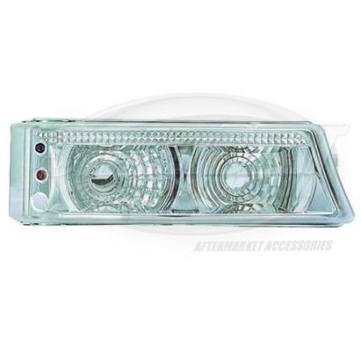 I-Tech Diamond Back Corner Lense - Black with 2 Extra Amber LEDs - 10CL2003FBEJM