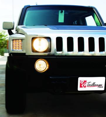 Hummer H3 IPCW LED Park Signals - Front - 1 Pair - LEDC-346C