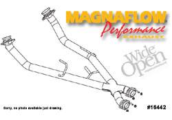 MagnaFlow Transition Tru-X Crossover Pipe - 15442