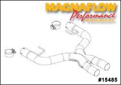 MagnaFlow Transition Clamp On Front Tru-X Crossover Pipe - 15485