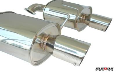 Megan Racing - Subaru WRX Megan Racing Axle-Back Exhaust System - MR-ABE-SI084D25 - Image 2