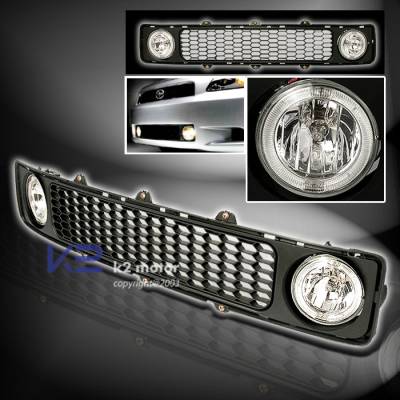 Grille with OEM Foglights