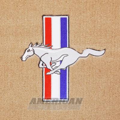 Lloyd Mats - Ford Mustang Lloyd Mats Parchment Pony Floor Mats - 93006 - Image 2