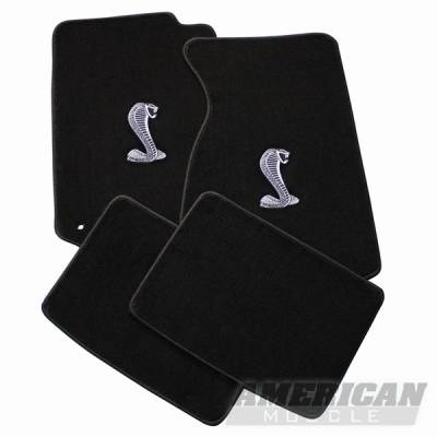 Ford Mustang Lloyd Mats Black Cobra Floor Mats - 93009