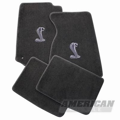Ford Mustang Lloyd Mats Grey Cobra Floor Mats - 93010