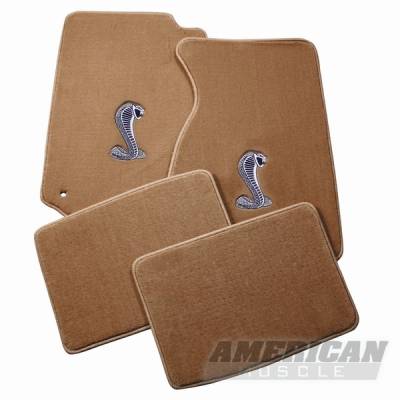 Ford Mustang Lloyd Mats Parchment Cobra Floor Mats - 93012