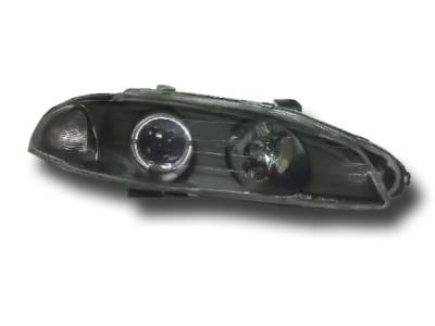 I-Tech Halo Projector Headlights with Black Housing