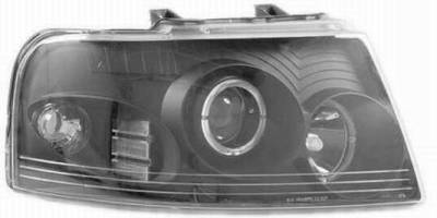 I-Tech Black Housing Headlights with Halo Ring - 02AZFE03PCB