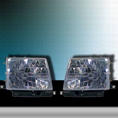 I-Tech Euro Diamond Back Headlights - 02-AZ-TT97-C