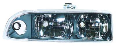 Chevrolet Blazer IPCW Headlights - Diamond Cut - 1 Pair - CWS-308B2