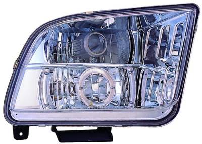 Ford Mustang IPCW Headlights - Projector with Rings - 1 Pair - CWS-522C2