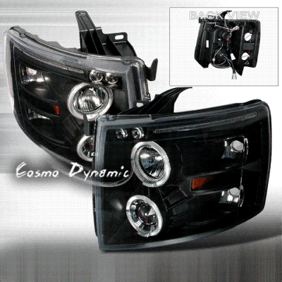Silverado Headlights Dual Halo