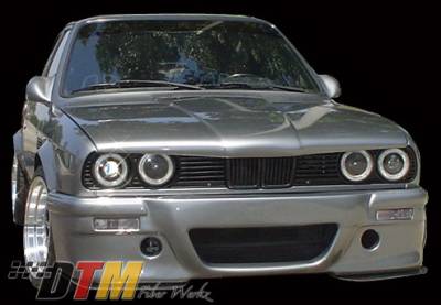 DTM Fiberwerkz - BMW 3 Series DTM Fiberwerkz CSL E46 Style Front Bumper - E30 CSL E46 - Image 2