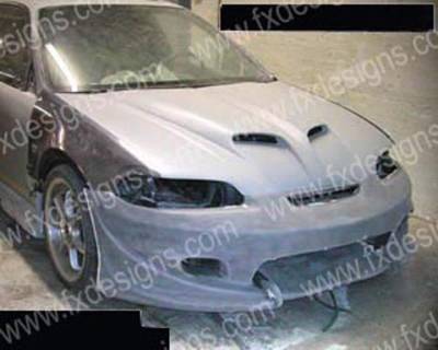 Honda Civic FX Design VSX Style Front Bumper Cover - FX-945