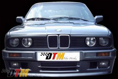BMW 3 Series DTM Fiberwerkz M-Tech II Style Front Bumper - E30 Mtech II