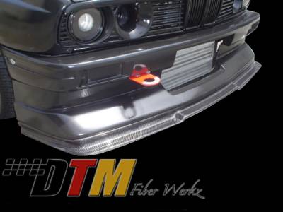 BMW 3 Series DTM Fiberwerkz M3 Evo R Style Front Cup Lip - E30 M3 Evo R