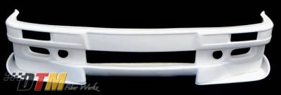 BMW 3 Series DTM Fiberwerkz HM Style Front Bumper - E30 HM Style