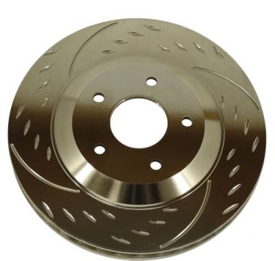 SP Performance - Ford F150 SP Performance Diamond Slot Vented Front Rotors - D54-107 - Image 2