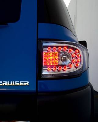 Toyota FJ Cruiser IPCW Taillights - LED - 1 Pair - LEDT-2038CS