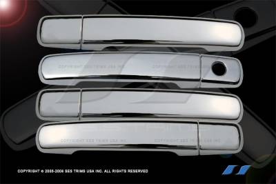 Nissan Frontier SES Trim ABS Chrome Door Handles - without Smart Key - DH117