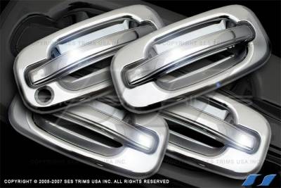 GMC Sierra SES Trim ABS Chrome Door Handles - DH505-4K