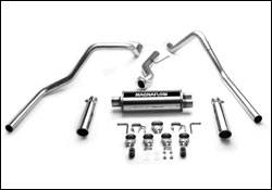 Magnaflow Cat-Back Exhaust System with Dual Split Rear Exit Pipes - 15753
