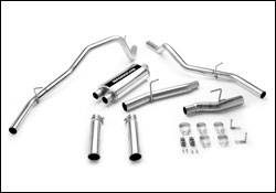Magnaflow Cat-Back Exhaust System with Dual Split Rear Exit Pipes - 16614