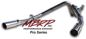 MBRP Pro Series Dual Split Rear Exhaust System S5126304