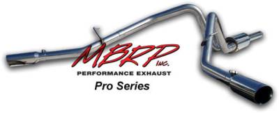 MBRP Pro Series Dual Split Side Exhaust System S5204304