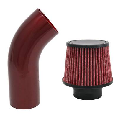 TOYOTA SUPRA TT TURBO SHORT RED AIR INTAKE+FILTER