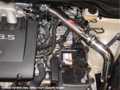 Injen - Nissan Murano Injen Power-Flow Series Air Intake System - Wrinkle Black - PF1994WB - Image 2