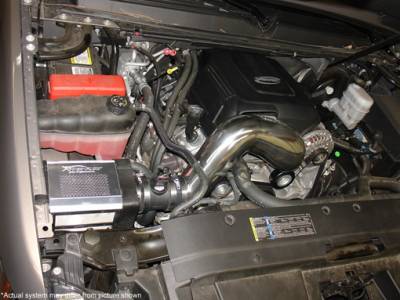 Injen - Chevrolet Silverado Injen Power-Flow Series Air Intake System - Wrinkle Black - PF7055WB - Image 2