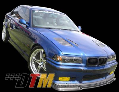 DTM Fiberwerkz - BMW 3 Series 2DR DTM Fiberwerkz GTR Vented Style Hood - FRP - E36-GTR-VENT - Image 3