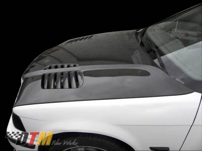 DTM Fiberwerkz - BMW 3 Series 4DR DTM Fiberwerkz GTR Vented Style Hood- CFRP - E36-GTR-VENT - Image 2