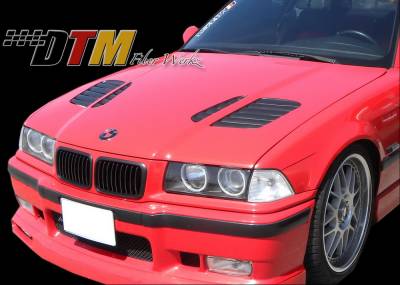 DTM Fiberwerkz - BMW 3 Series DTM Fiberwerkz GTR Vented Style Hood - Image 3