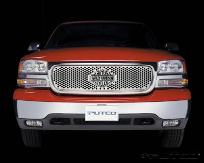 GMC Yukon Putco Punch Grille Insert with Bar & Shield - 52102